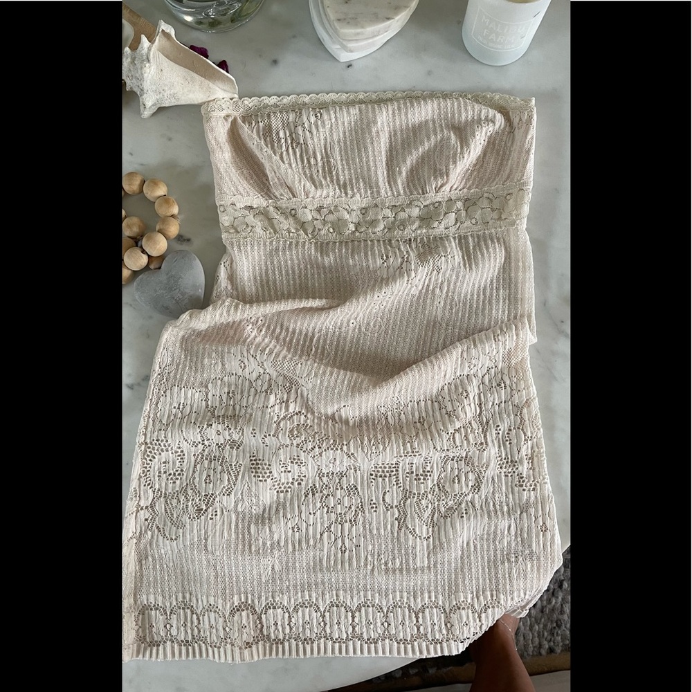 Free people intimate strapless, lace summer dress
